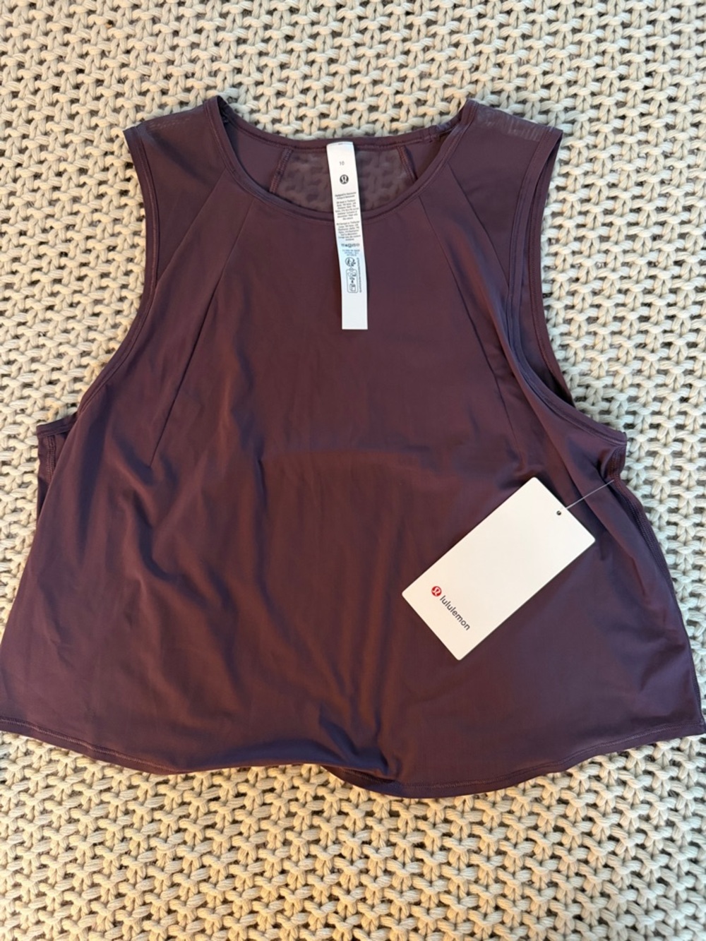 lululemon athletica Plum Sleeveless Workout Tank